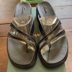 Clarks Black Sandals Wysteria